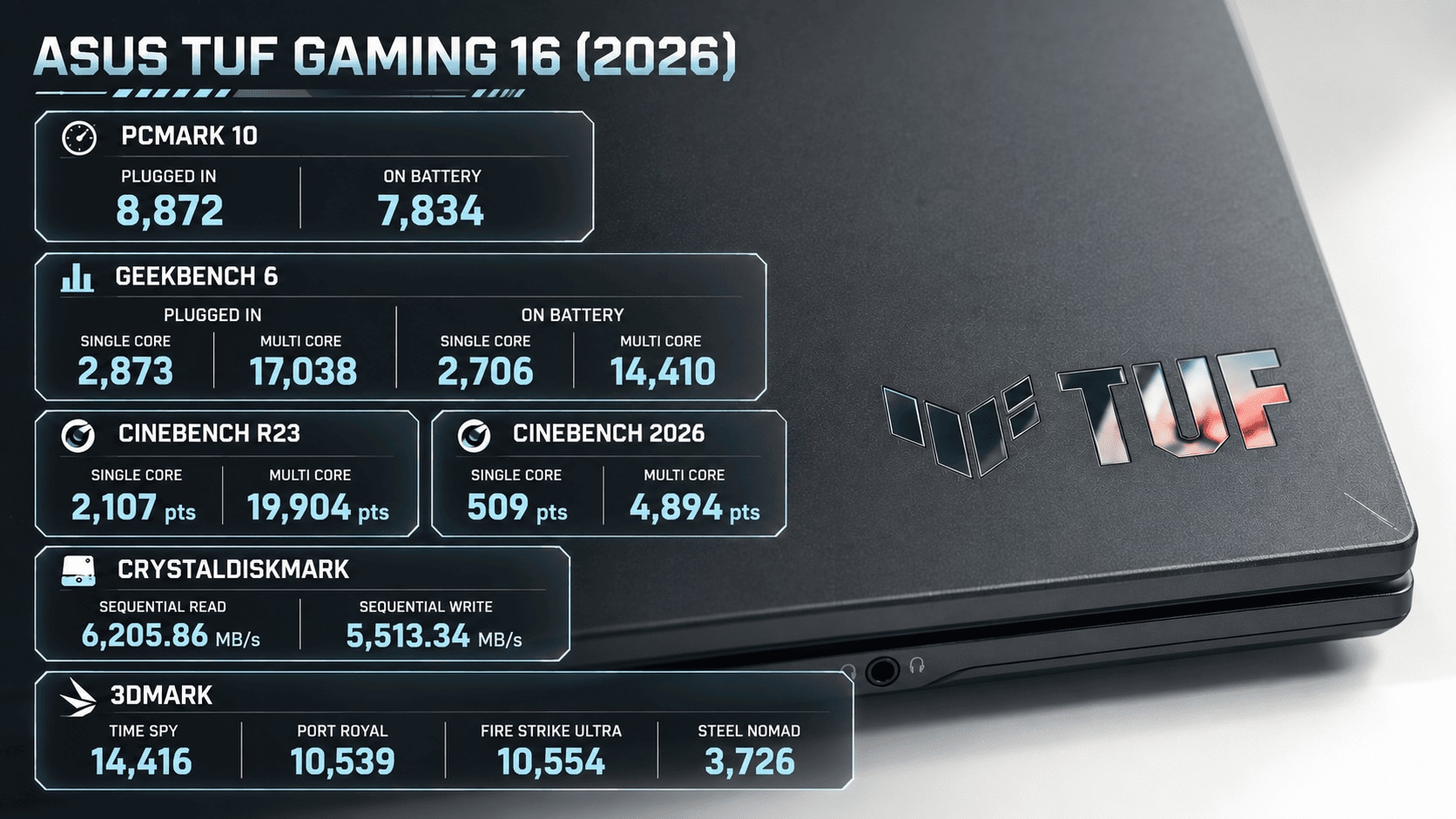 Asus TUF Gaming 16 (2026) review (Amit Rahi - HT) Asus TUF Gaming 16 (2026) review (Amit Rahi - HT)