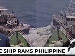 South China Sea erupts: Chinese coast guard & Philippine vessel collide