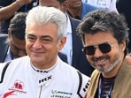 Ajith Kumar and Vijay met at the Le Mans Cup race at Silverstone, England.