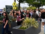 Fans arrive for English singer-songwriter Ed Sheeran's concert at Lincoln Financial Field in Philadelphia(AFP)