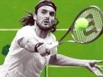Stefanos Tsitsipas at the US Open(File photo)