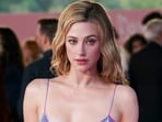 Lili Reinhart poses for photographers upon arrival at "The Love Hypothesis" premiere in London on Wednesday, Sept. 9, 2026. (Photo by Alberto Pezzali/Invision/AP)