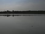 The 22-km Yamuna stretch between Wazirabad and Okhla is the most polluted part of the river, with 22 major drains flowing into the river stream. (HT Photo)