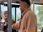 The bus driver was treated for minor injuries by paramedics, and no one else is believed to have been injured during the incident, officers said. (HT)