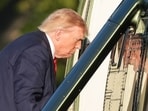 President Donald Trump boards Marine One on the Ellipse near the White House, Friday, Sept. 18. President Donald Trump boards Marine One on the Ellipse near the White House, Friday, Sept. 18.