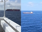 ‘Two generations of sailors’: Father and son meet unexpectedly in the ocean