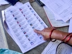 Booth Level Officers (BLOs) cross check voter list ahead of Special Intensive Revision (SIR), in Ranchi, Jharkhand, Saturday, May 23