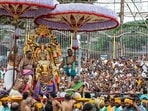 హనుమంత వాహనంపై శ్రీ మలయప్ప