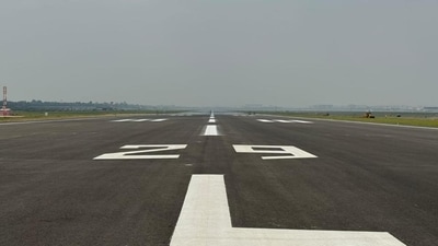 The runway has been in continuous service since 2008 and previously underwent minor rehabilitation in 2017. (HT Photo) The runway has been in continuous service since 2008 and previously underwent minor rehabilitation in 2017. (HT Photo)