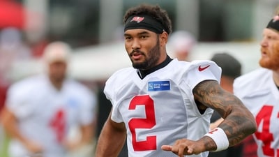 Emeka Egbuka is playing against the Browns, while his slow start has left fantasy football managers frustrated with his production.(Photo by Mike Carlson / GETTY IMAGES NORTH AMERICA / Getty Images via AFP) (Getty Images via AFP) Emeka Egbuka is playing against the Browns, while his slow start has left fantasy football managers frustrated with his production.(Photo by Mike Carlson / GETTY IMAGES NORTH AMERICA / Getty Images via AFP) (Getty Images via AFP)