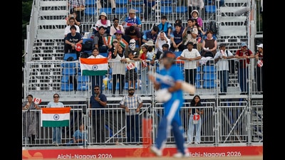 Fans during the Quarter-Final match between Japan Women and India Women at Korogi Sports Park, Nisshin, Japan, on September 18, 2026. Photo: Deepak Malik / CREIMAS for BCCI