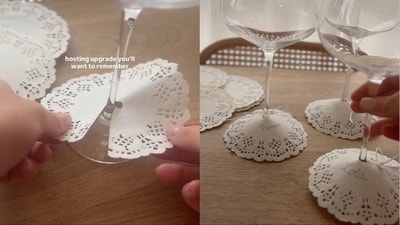 The secret to a beautifully dressed drinks table may already be sitting in your craft drawer. (Instagram)