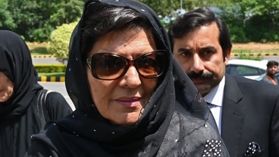 Ex-Pak PM Imran Khan's sister arrested. (AFP) Ex-Pak PM Imran Khan's sister arrested. (AFP)