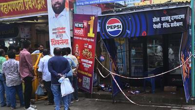 The incident took place at a cold drink stall situated approximately 15 metres away from the temporary meter cabin. (Anshuman Poyrekar/HT Photo) The incident took place at a cold drink stall situated approximately 15 metres away from the temporary meter cabin. (Anshuman Poyrekar/HT Photo)