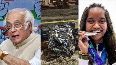 Congress's Jairam Ramesh takes a jibe over SIR; visuals of a fatal BMW crash in Mumbai emerge; Elavenil Valarivan clinches a silver medal at the Asian Games. Congress's Jairam Ramesh takes a jibe over SIR; visuals of a fatal BMW crash in Mumbai emerge; Elavenil Valarivan clinches a silver medal at the Asian Games.