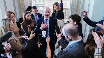 Coinbase CEO Brian Armstrong on Capitol Hill in January. Coinbase CEO Brian Armstrong on Capitol Hill in January.