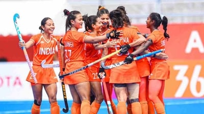 The Indian women's hockey team put on quite the show
