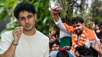 ‘Real story of Gen Z’: CJP’s Saurav Das rallies in support of independent winner Deepanshu Shokeen in DUSU polls (PTI, ANI) ‘Real story of Gen Z’: CJP’s Saurav Das rallies in support of independent winner Deepanshu Shokeen in DUSU polls (PTI, ANI)