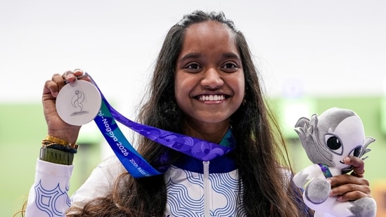 Elavenil Valarivan was the star of the show for India on Day 2 of the Asian Games, winning two silver medals. Elavenil Valarivan was the star of the show for India on Day 2 of the Asian Games, winning two silver medals.