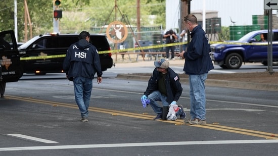 An ICE officer shot and wounded a man in Austin, Texas, on Sunday.(REUTERS)