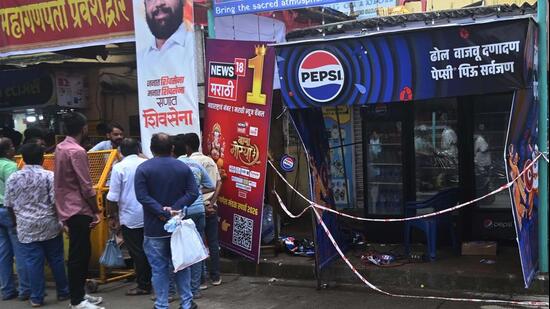 The incident took place at a cold drink stall situated approximately 15 metres away from the temporary meter cabin, officials said (Anshuman Poyrekar/HT Photo)