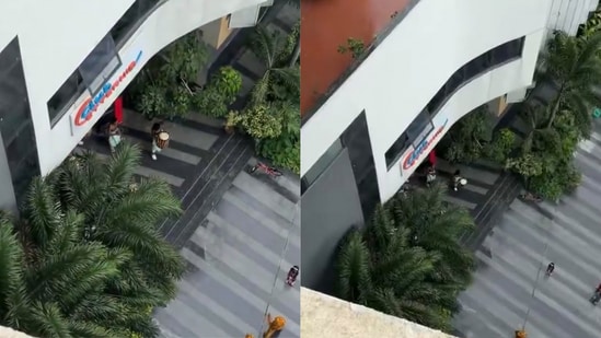X user shares video of drums being played in his Bengaluru society.