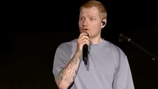 Ed Sheeran says what's happening in Gaza is ‘catastrophic’ at solo concert