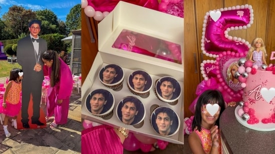 Inside a London-based pharmacist’s daughter’s SRK-themed 5th birthday. (aminathepharmacist/Instagram)