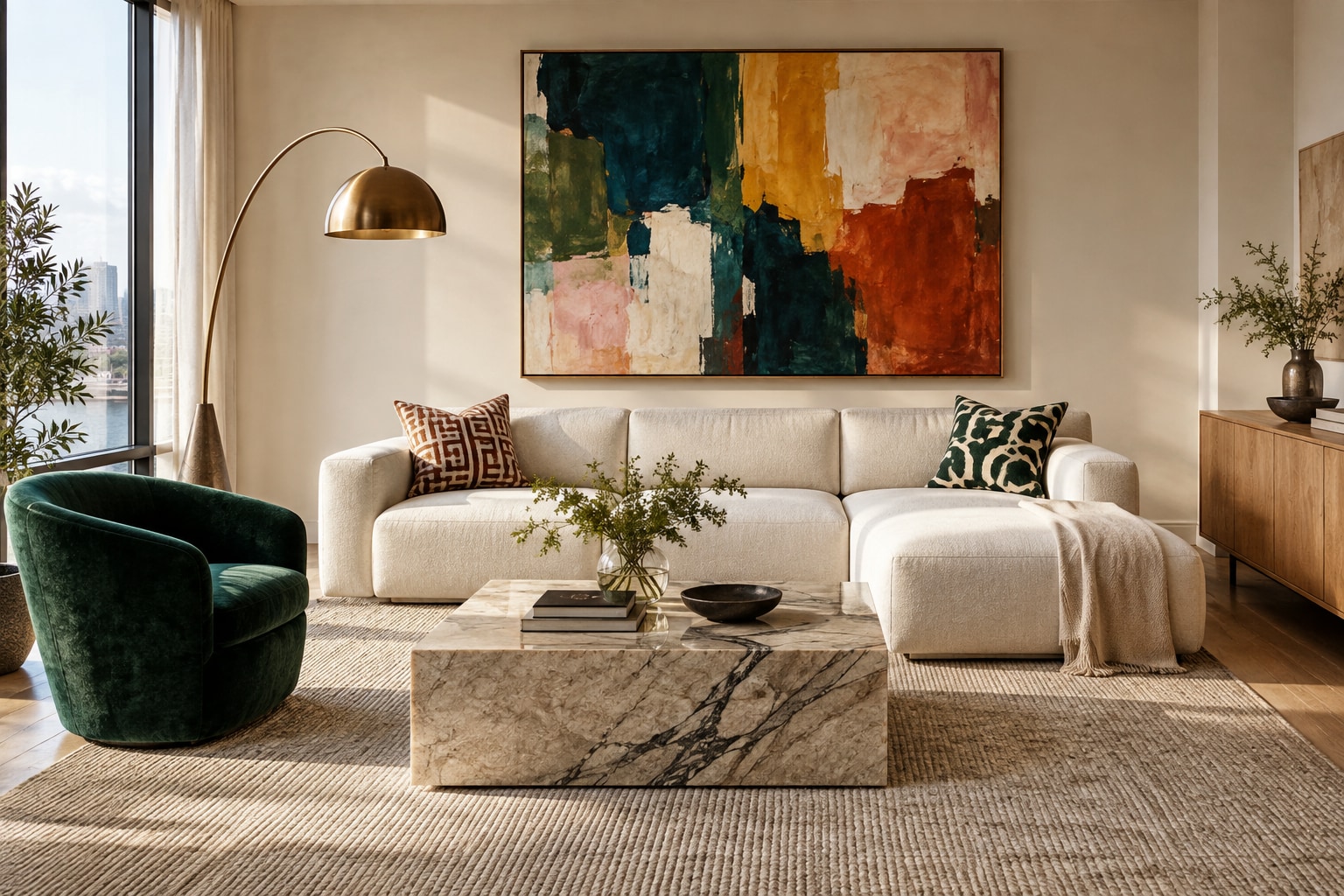 Introduce a bold element into your space. (Picture credit: AI generated) Introduce a bold element into your space. (Picture credit: AI generated)