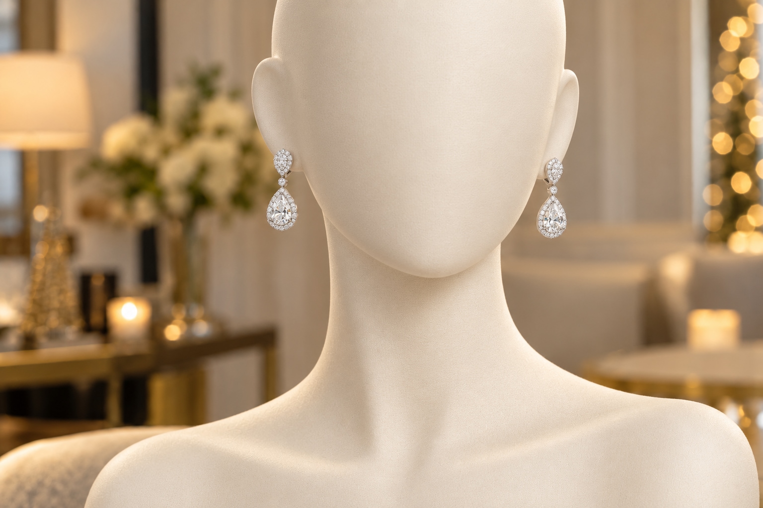 Sculptural drops are in trend. (Picture credit: AI generated) Sculptural drops are in trend. (Picture credit: AI generated)