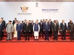 New Delhi, India � September 13, 2026: Heads of delegations, including Kazakh President Kassym-Jomart Tokayev, Indonesian President Prabowo Subianto, Egyptian President Abdel Fattah El-Sisi, Russian President Vladimir Putin, Indian Prime Minister Narendra Modi, Chinese President Xi Jinping, South African President Cyril Ramaphosa, Iranian President Masoud Pezeshkian, Burundian President �variste Ndayishimiye, Saudi Foreign Minister Prince Faisal bin Farhan Al Saud, Uzbek Deputy Prime Minister Jamshid Kuchkarov, Malaysian Prime Minister Anwar Ibrahim, Ethiopian Prime Minister Abiy Ahmed Ali and Vietnamese Prime Minister Le Minh Hung, pose for a family photo during the BRICS Summit 2026, in New Delhi, India, on Sunday, September 13, 2026. The gathering brings together leaders and representatives from BRICS member and partner countries to discuss global and regional issues and strengthen cooperation. (PMO Photo)  