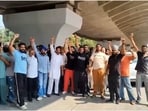 Cops invoke murder charges after family staged protest on Ferozepur Road. (HT Photo)