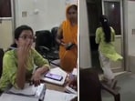 Dr Aarti Dandotiya was filmed walking away from an argument with a patient's family. 
