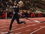 Keely Hodgkinson debuted her custom Nike speed suit at Athlos London, winning the 800m in 1:56.80.