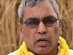 Om Prakash Rajbhar said making a leader from the Rajbhar community the chief minister of a proposed Purvanchal state would be a non-negotiable condition for any future electoral alliance.(HT_PRINT)