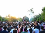The voting for the DUSU elections (2026–27) concluded on September 18, with results declared on September 19. (Vipin Kumar/HT Photo)