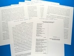 The lawsuit filed by CNN, MS NOW and Politico against the administration of U.S. President Donald Trump is photographed.