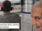 Man fulfils his 80-year-old father’s dream of taking a flight.