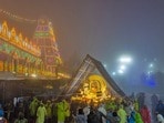 చంద్రప్రభ వాహనంపై స్వామివారు