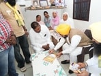 Punjab CM Bhagwant Mann launched the AAP's door-to-door election campaign in Dhuri, promoting welfare initiatives that provide families with annual benefits of  <span class='webrupee'>₹</span>1.82 lakh. 
