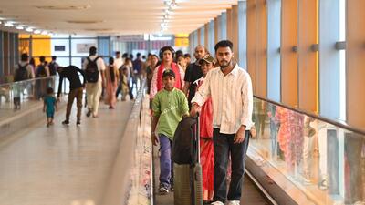 As per data by the Noida Metro Rail Corporation (NMRC) average daily passenger numbers have increased from around 70,000 in August this year to around 85,000 so far in September. (HT Archive) As per data by the Noida Metro Rail Corporation (NMRC) average daily passenger numbers have increased from around 70,000 in August this year to around 85,000 so far in September. (HT Archive)