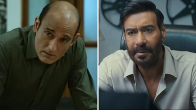 Akshaye Khanna starred alongside Ajay Devgn in Drishyam 2. Akshaye Khanna starred alongside Ajay Devgn in Drishyam 2.