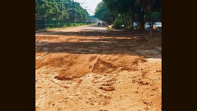 With the MC having completed its part, the site has now been handed over to the engineering department of the UT administration, for taking up the further restoration of the affected road portion. (HT File)
