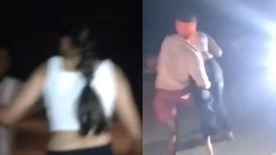 The disturbing visuals have prompted calls for police action against whoever is responsible for the incident.