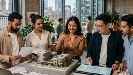 Gen Z is reshaping real estate investment priorities, with 49% planning to use their gains to buy a property, according to the Anarock Real Estate Homebuyer Survey. (Photo for representational purposes only)