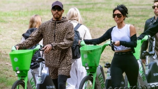 Lewis Hamilton and Kim Kardashian