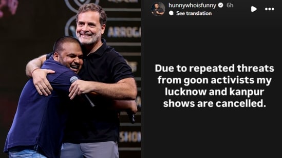 Comedian Pulkit Mani said that his shows in some cities have been cancelled.