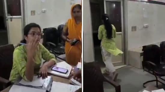 Dr Aarti Dandotiya was filmed walking away from an argument with a patient's family.