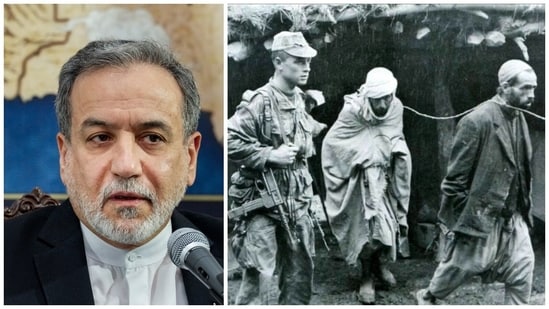 Abbas Araghchi targeted French foreign minister Jean-Nool Barrot and said Paris had killed 1.5 million Algerians during its colonial rule.