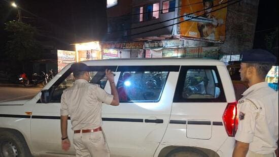 Police said one of the suspects appeared to have recorded the incident on his mobile phone, which later emerged on social media, triggered widespread outrage and led to the arrests. (Jamui Police/X)